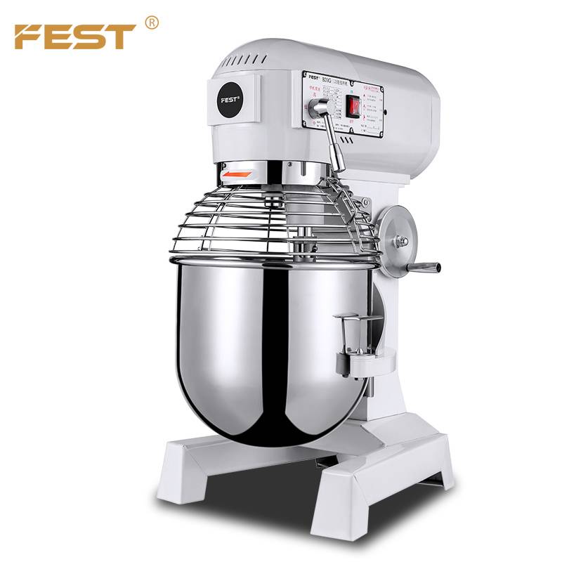 Commercial Kitchen Equipment Industrial Stainless Steel Dough Bread Cake Multi-functional Food Mixer 20 Liters
